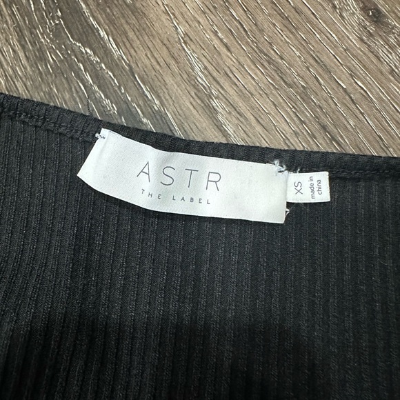 NWT ASTR The Label Womens Bustier Dress Shrug Set Black Ribbed Size XS - Picture 6 of 9